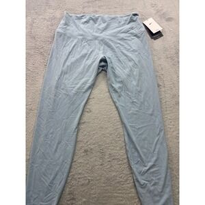 Nike Zenvy Dri‎ Fit Womens Training Leggings High Rise 7/8 Length XL Blue